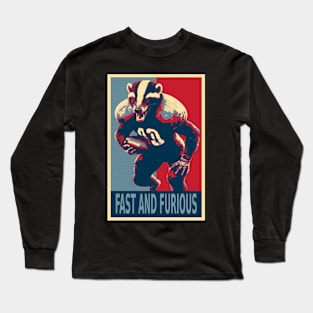 Fats And Furious Honey Badger American Football Player HOPE Long Sleeve T-Shirt